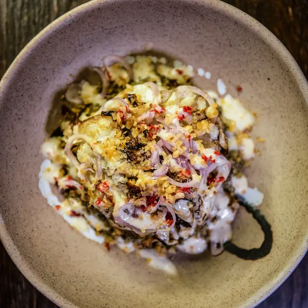 Charred Cabbage Laphet ThoKe